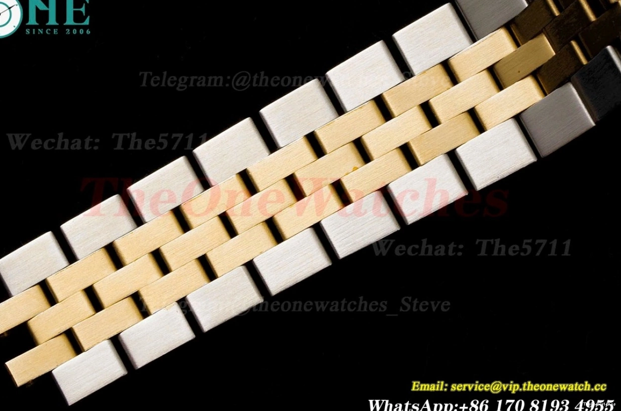 White SS TWS NH05 Dia Datejust 28mm Ladies Dial YG 0415